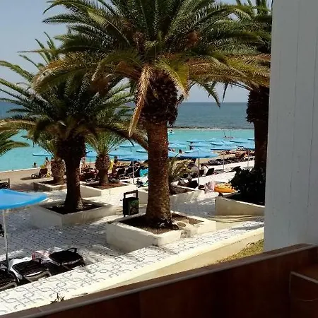 شقة Beach-front Tenerife Sth Sea And Pool View