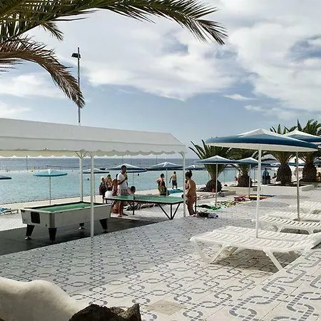 شقة Beach-front Tenerife Sth Sea And Pool View